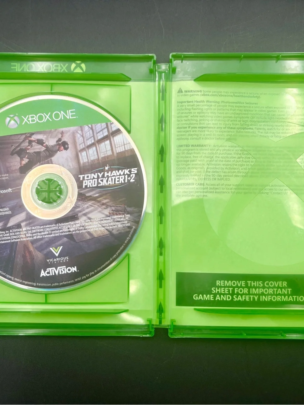 Tony Hawk's Pro Skater 1+2 Remastered Xbox One Game